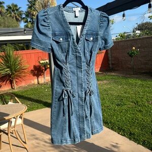 Denim Dress size XS NWT